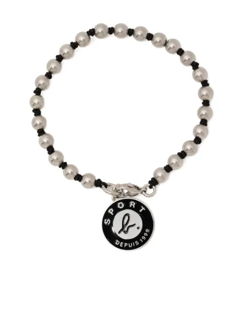 SPORT b. by agnès b.  logo-pendant bracelet