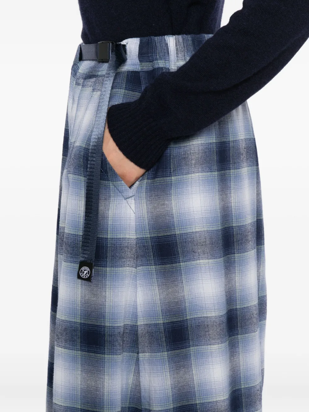 Sport B. By Agnès B. Checkered Plaid Skirt In Multi