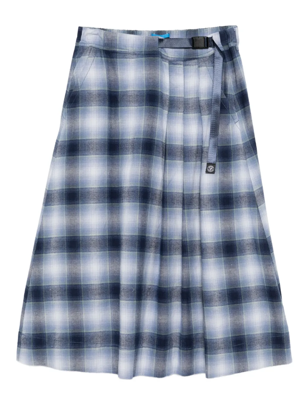 SPORT b. by agnès b.  checkered plaid skirt | Blue | Image 1