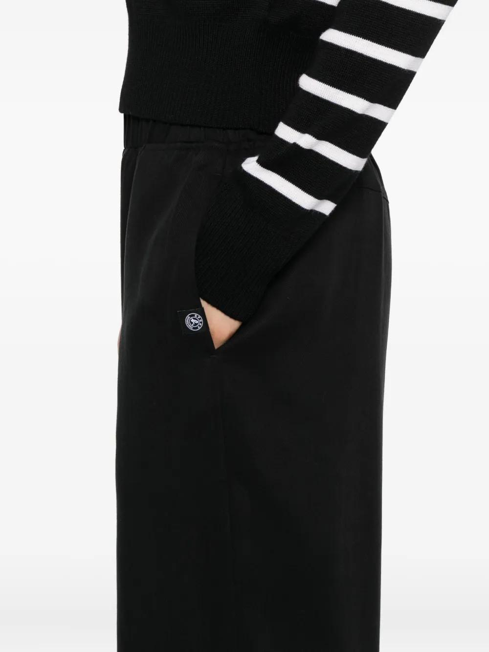 Sport B. By Agnès B. Wide-leg Trousers In Black