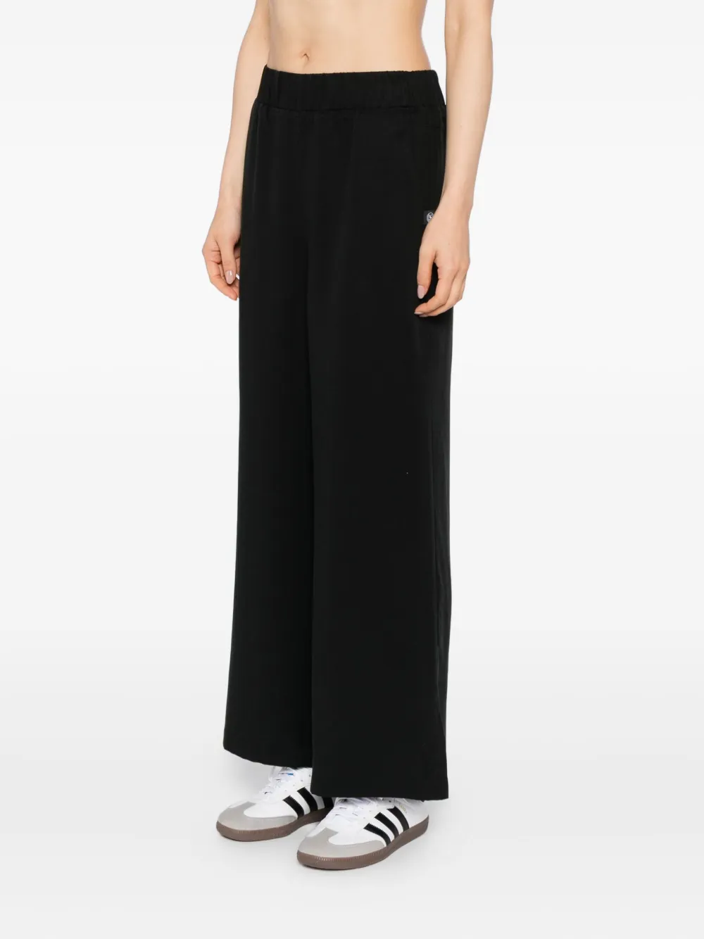 Sport B. By Agnès B. Wide-leg Trousers In Black