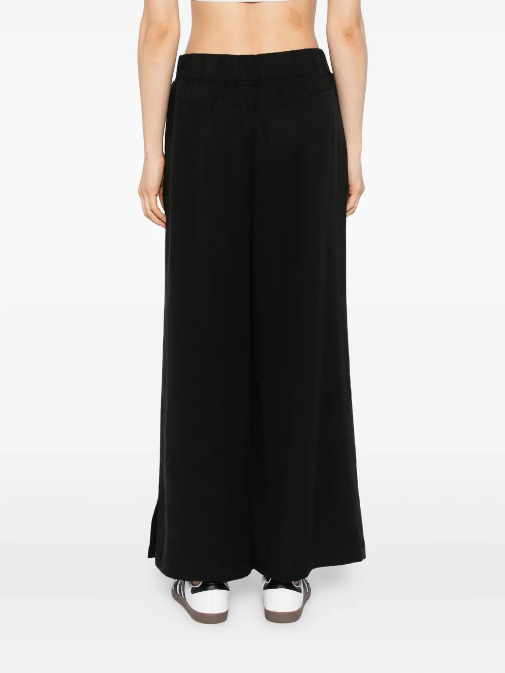 Sport B. By Agnès B. Wide-leg Trousers In Black