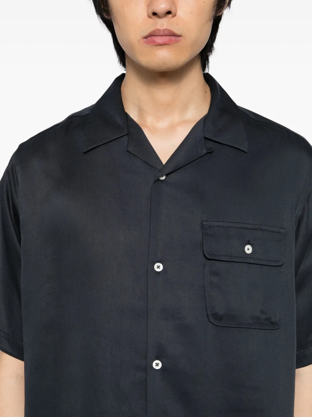 SPORT b. by agnès b. Tencel overhemd Blauw