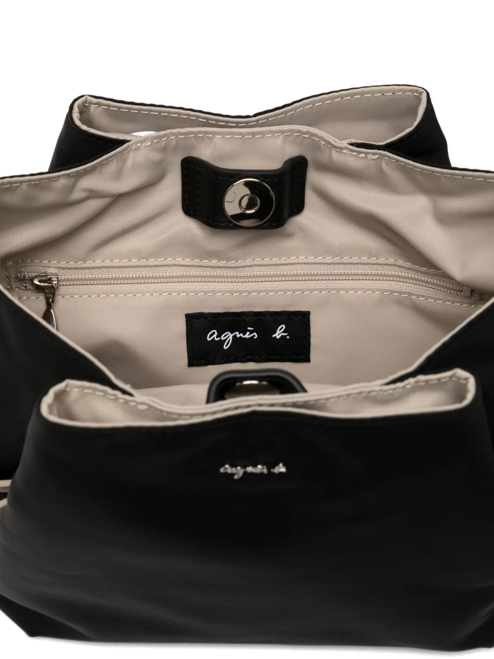Agnès B. 2-way Tote Bag In Black