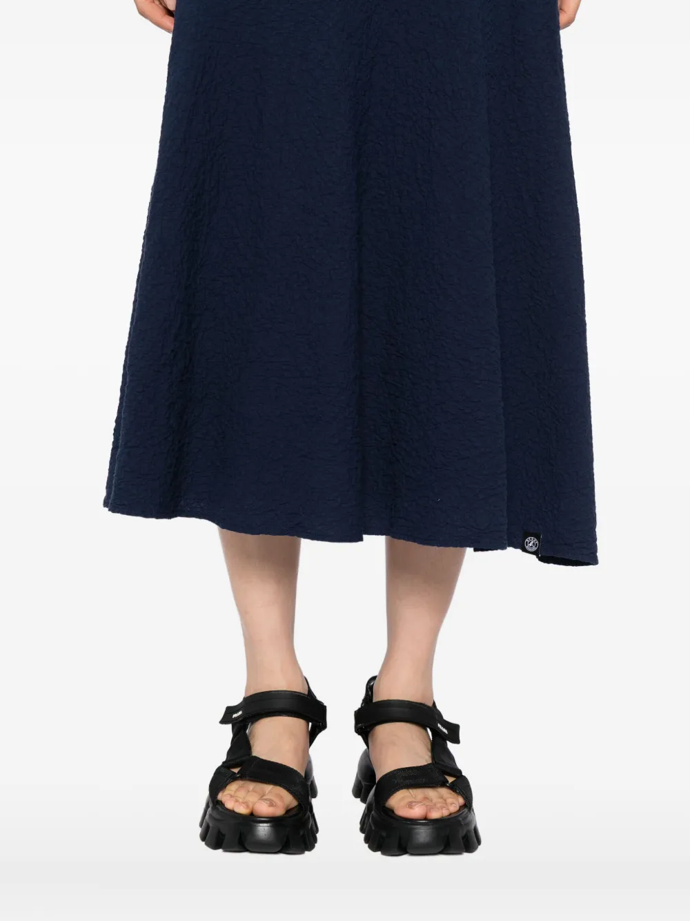 Sport B. By Agnès B. A-line Midi Skirt In Blue