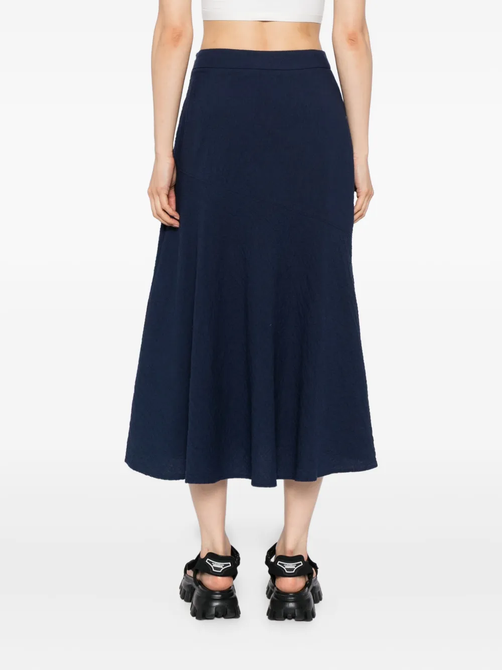 Sport B. By Agnès B. A-line Midi Skirt In Blue