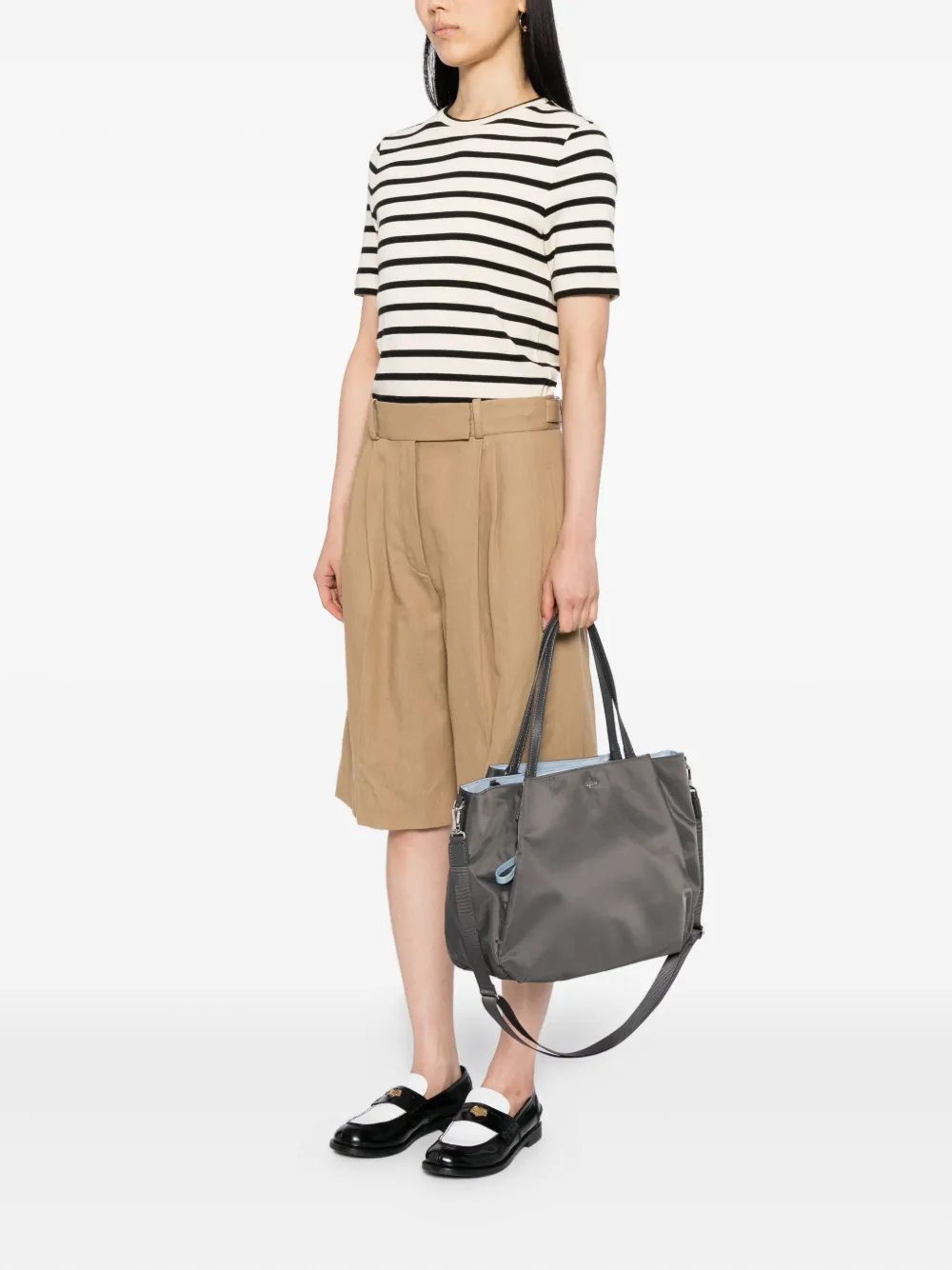 Agnès B. 2-way Tote Bag In Gray