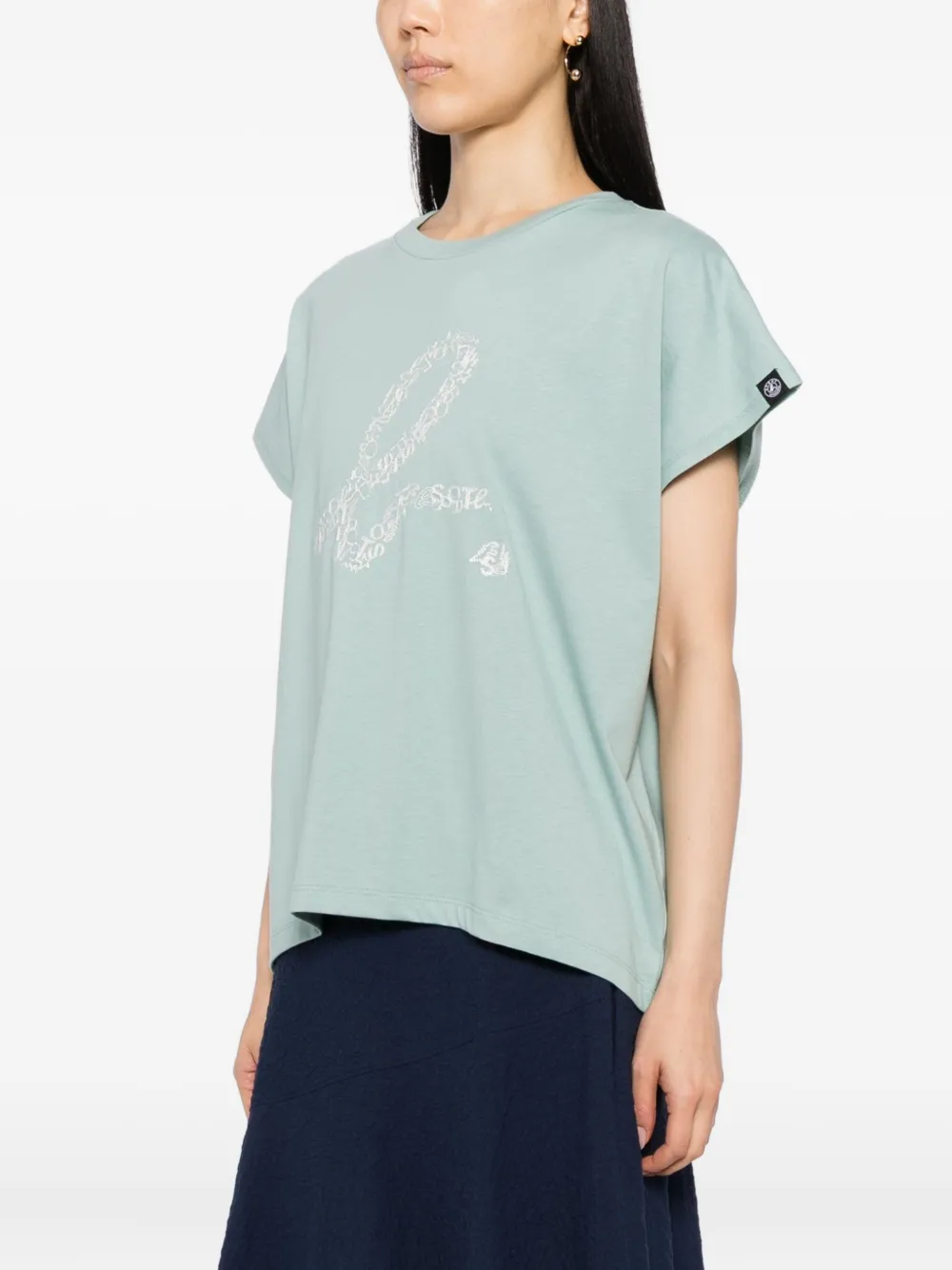 Sport B. By Agnès B. Logo-embroidered T-shirt In Green