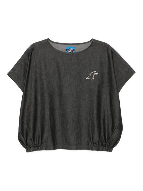 SPORT b. by agnès b.  embroidered-logo cotton top