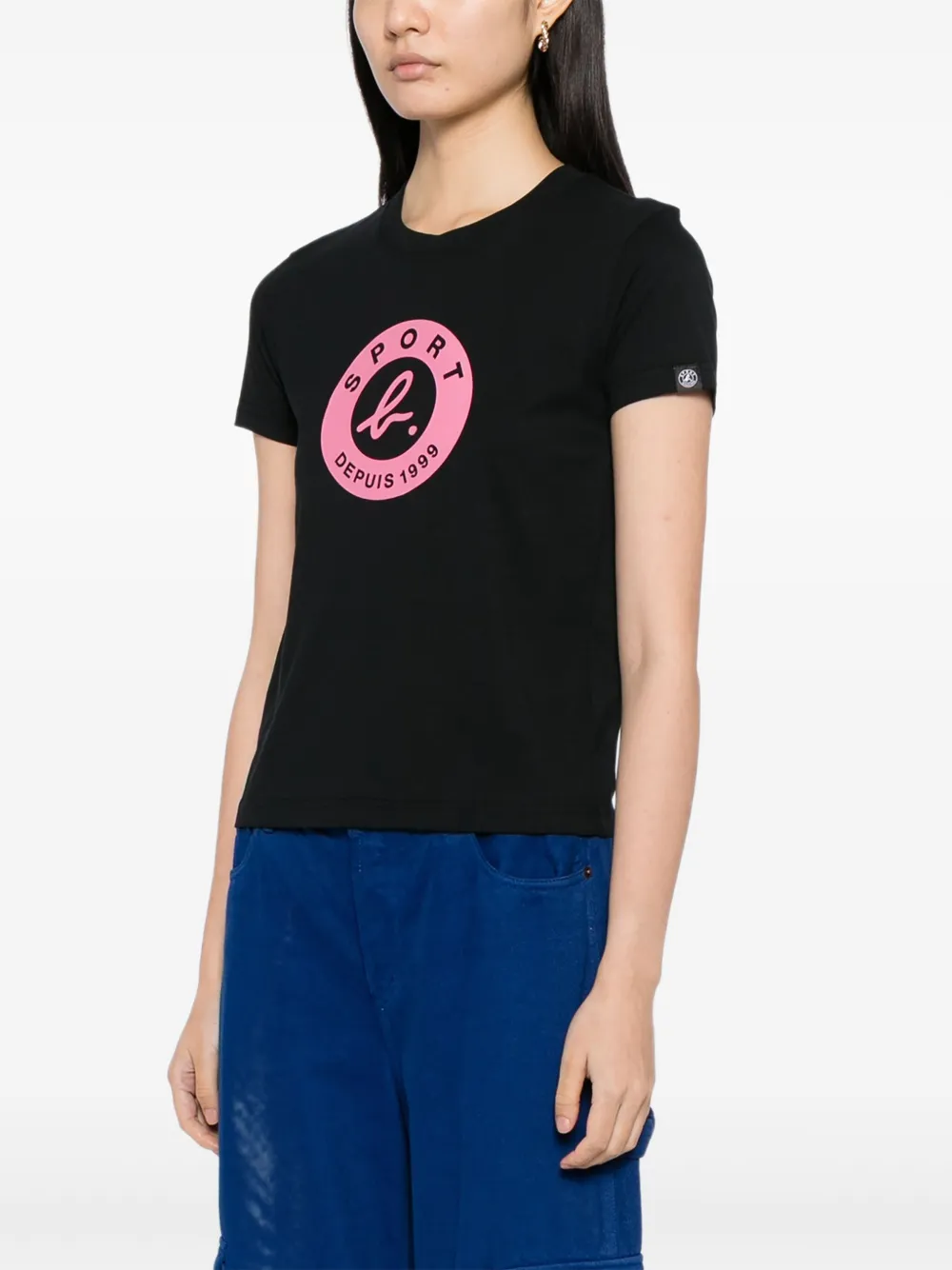 Sport B. By Agnès B. Logo-print T-shirt In Black