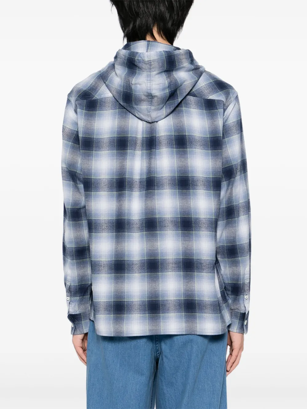 SPORT b. by agnès b. Geruit overhemd Blauw