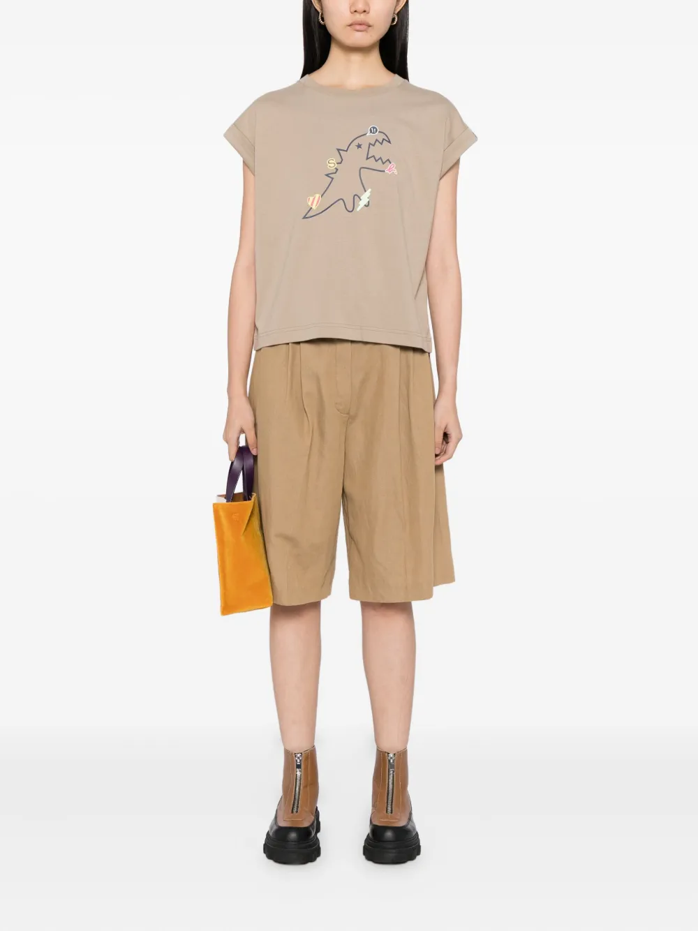 SPORT b. by agnès b.  logo-print cotton T-shirt | T-Shirts & Jersey Shirts | Image 2