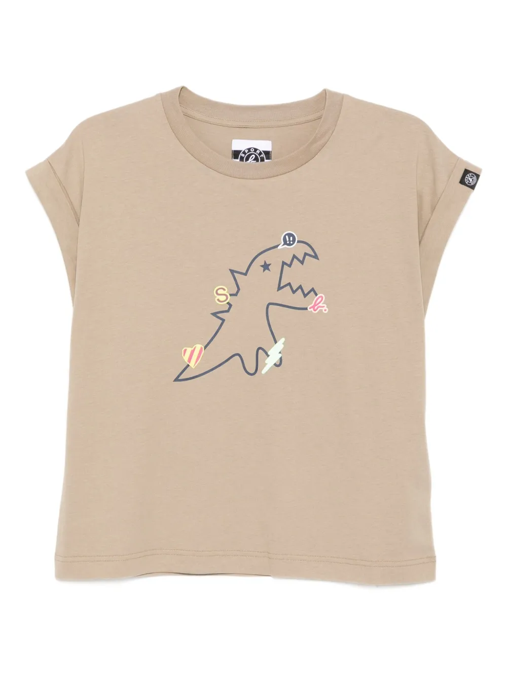 SPORT b. by agnès b. ロゴ Tシャツ - ブラウン SPORT b. by agnès b. ロゴ Tシャツ - ブラウン