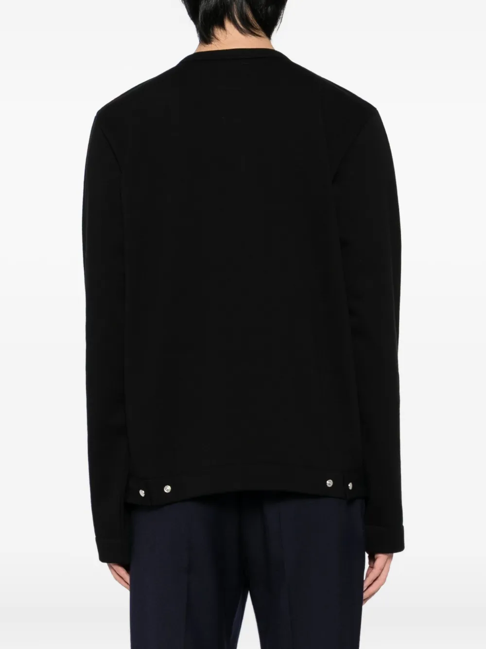 Agnès B. Cotton Sweatshirt In Black