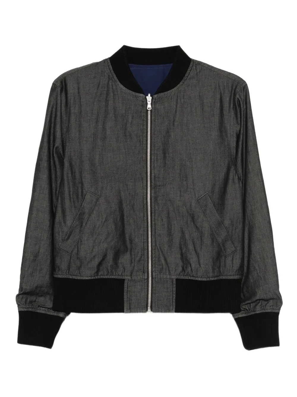 Sport B. By Agnès B. Reversible Bomber Jacket In Black