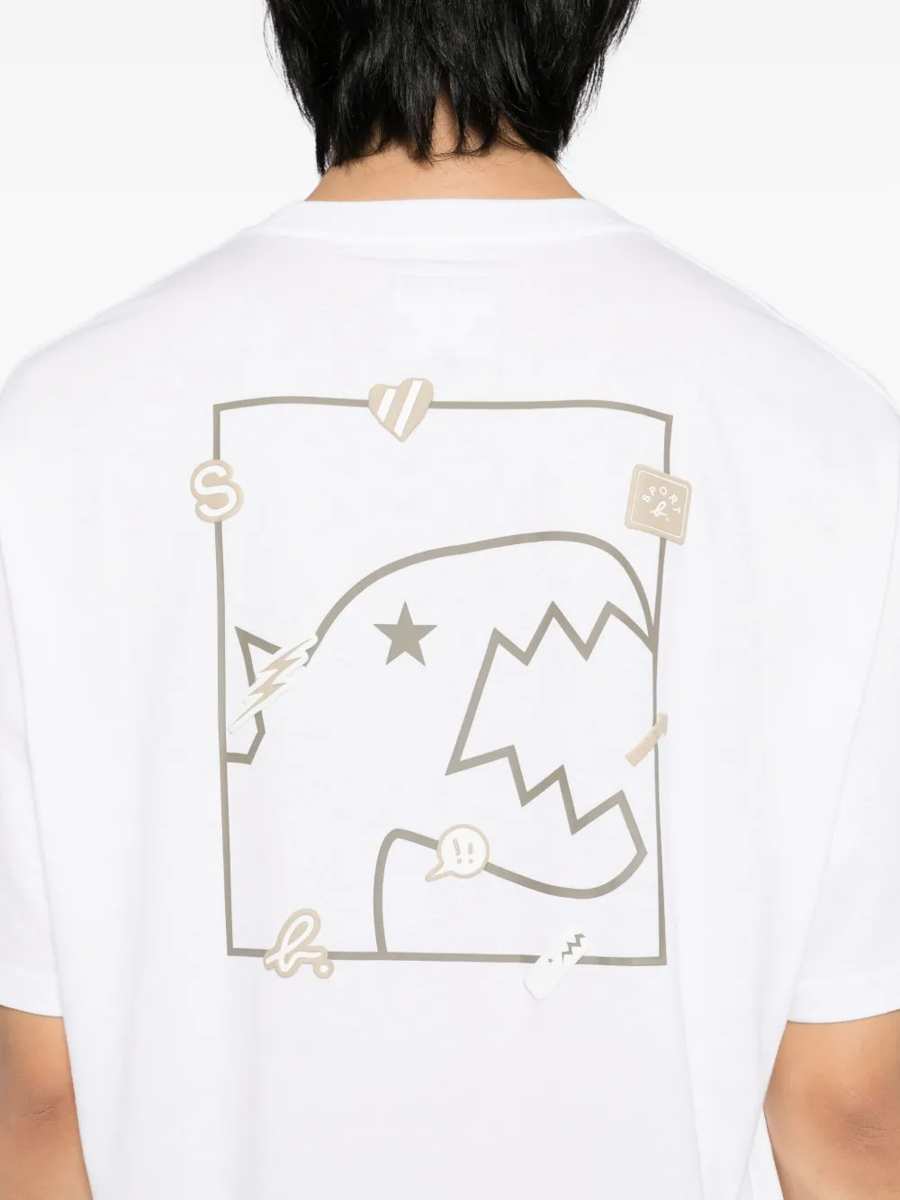 Sport B. By Agnès B. Dino-print T-shirt In White