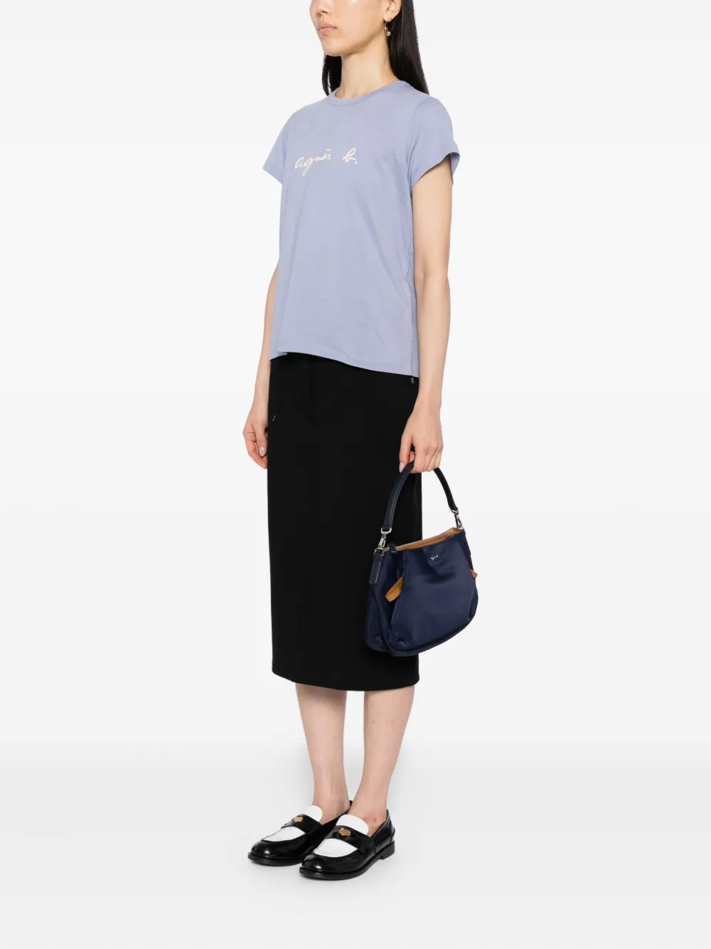 Agnès B. Mini 2-way Shoulder Bag In Burgundy