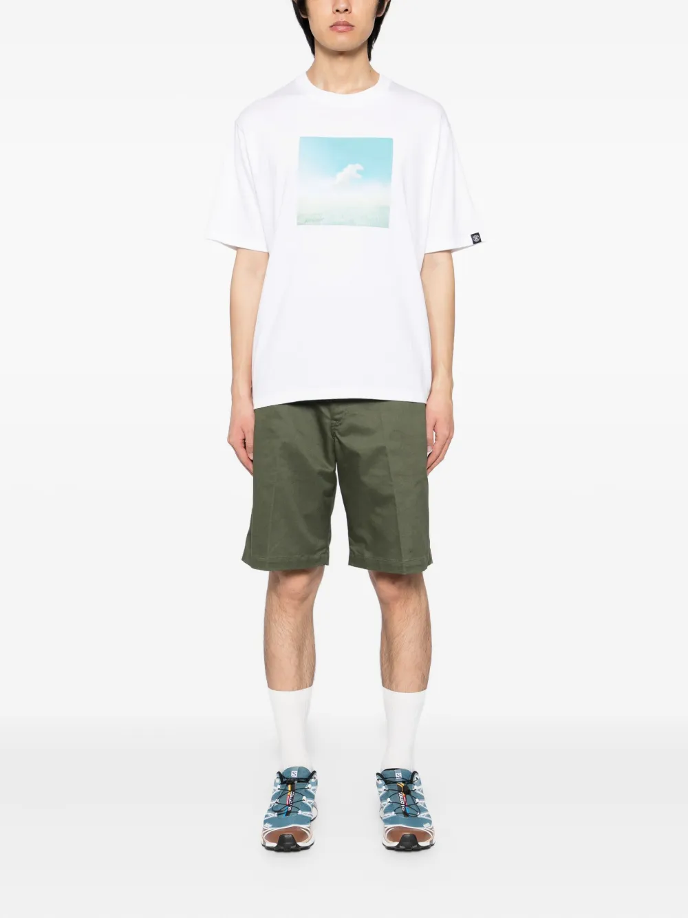 SPORT b. by agnès b. Dino Cloud T-shirt - Wit
