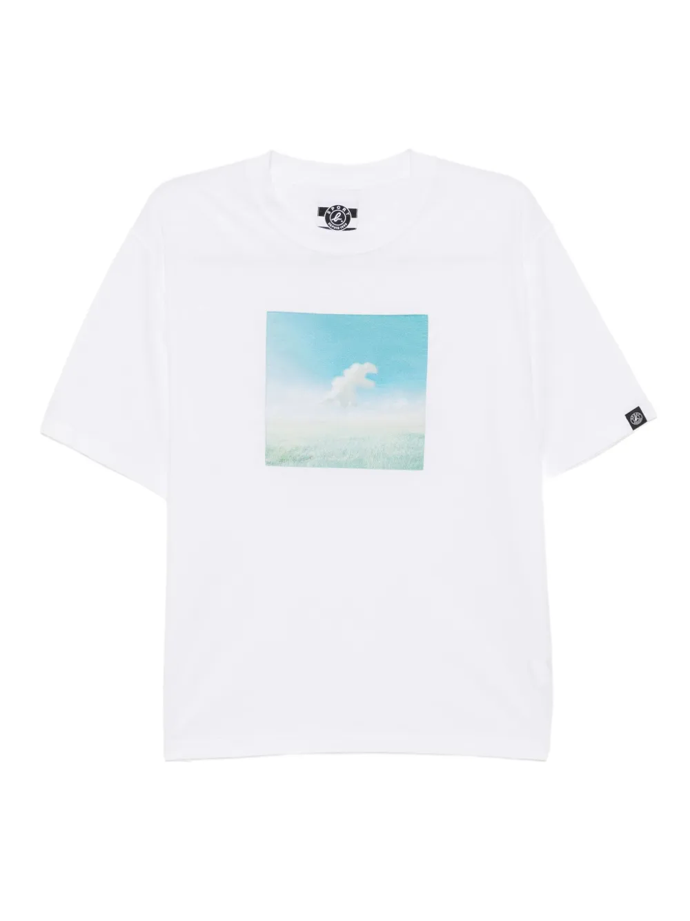 Sport B. By Agnès B. Dino Cloud T-shirt In White