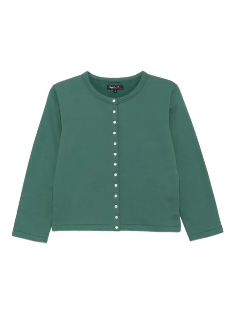 agnès b.  snap cotton cardigan