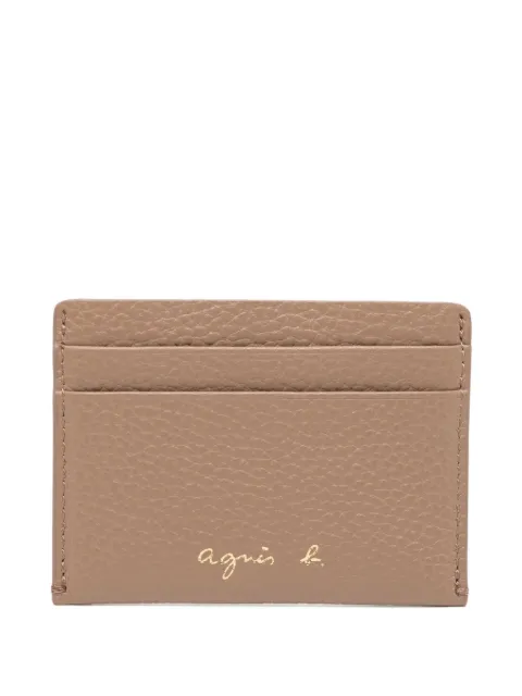 agnès b.  leather cardholder