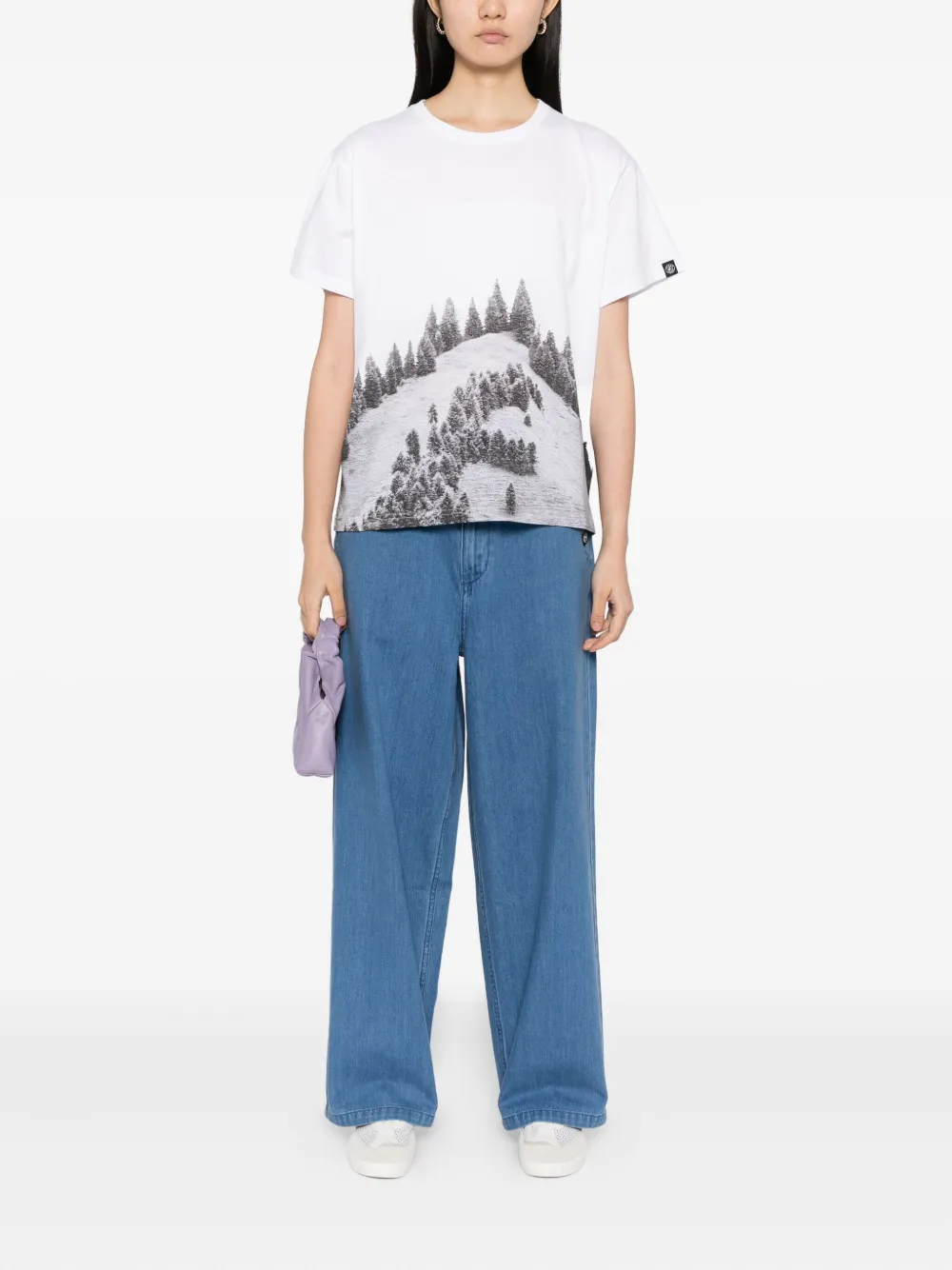 Sport B. By Agnès B. Dino Forest T-shirt In White