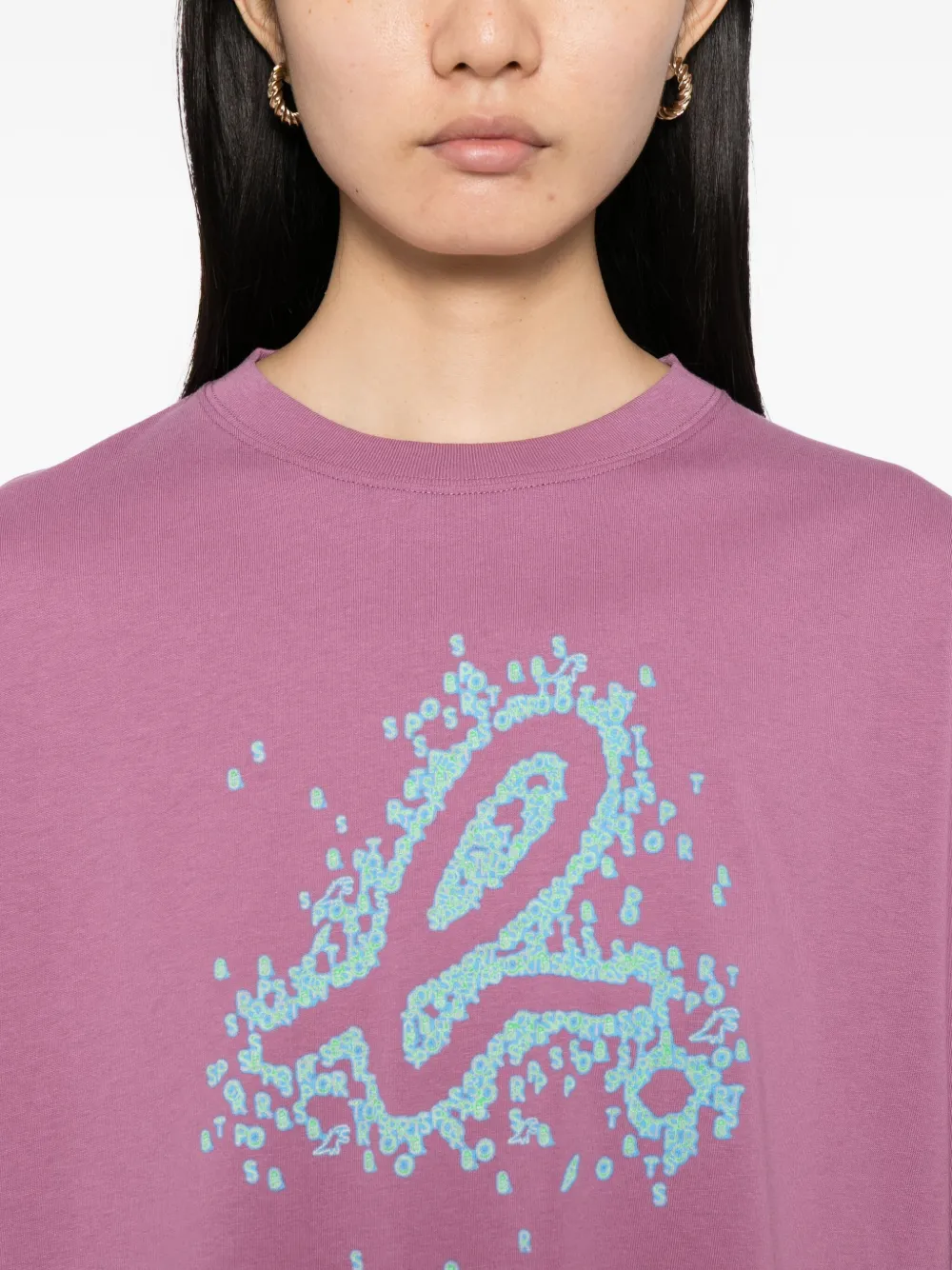 SPORT b. by agnès b. Hazy T-shirt Paars