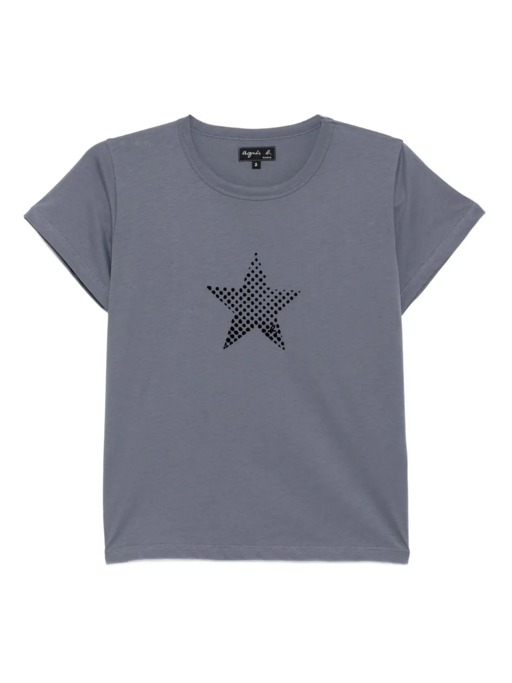 agnès b.  Brando Star T-shirt | Blue | Image 1