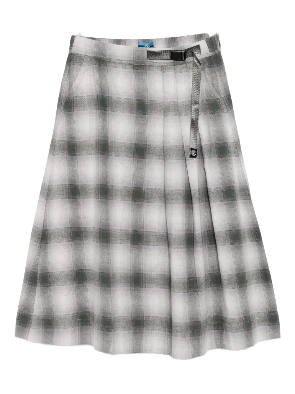 Sport B. By Agnès B. Checkered Plaid Skirt In Multi