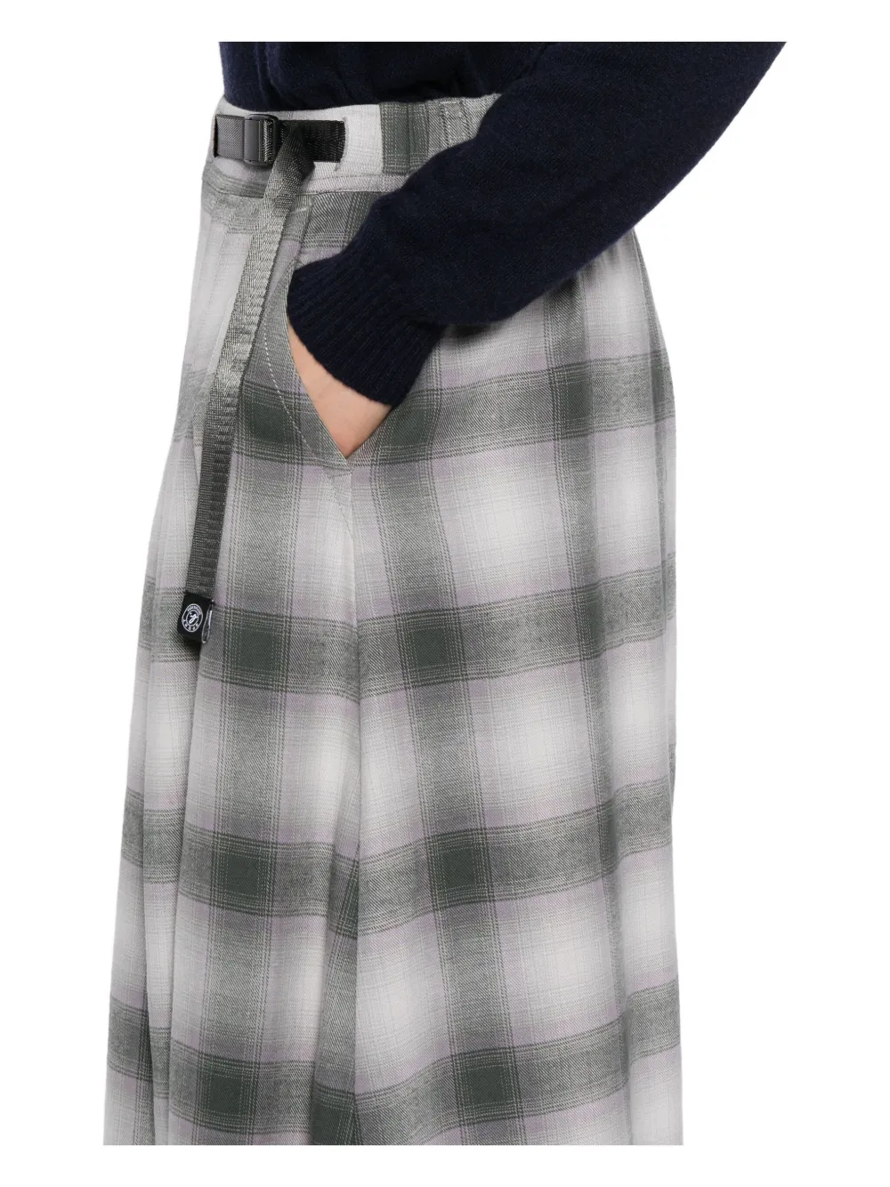 Sport B. By Agnès B. Checkered Plaid Skirt In Multi