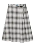 SPORT b. by agnès b. checkered plaid skirt - Green