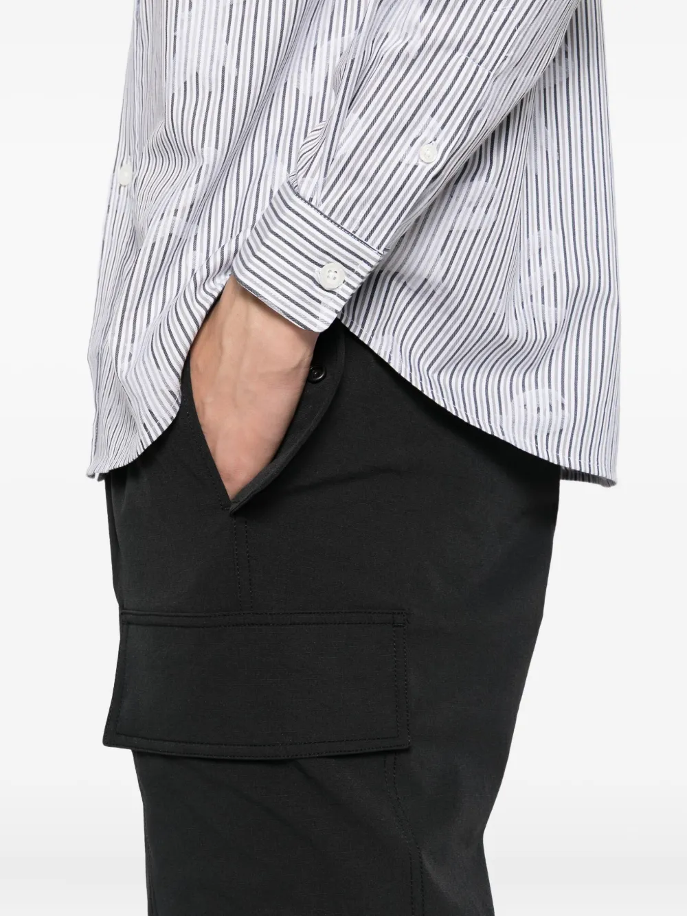 SPORT b. by agnès b. Broek met logopatch Zwart