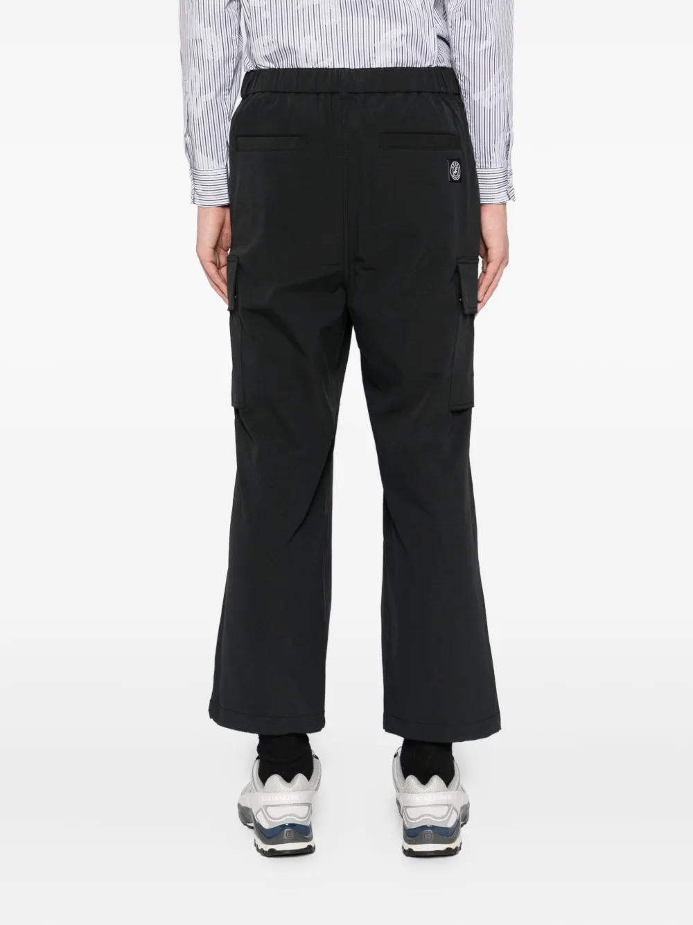 SPORT b. by agnès b. Broek met logopatch Zwart