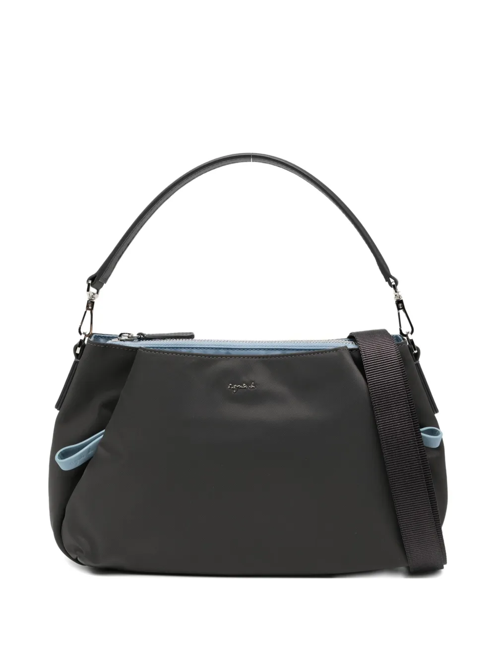 Agnès B. 2-way Shoulder Bag In Gray