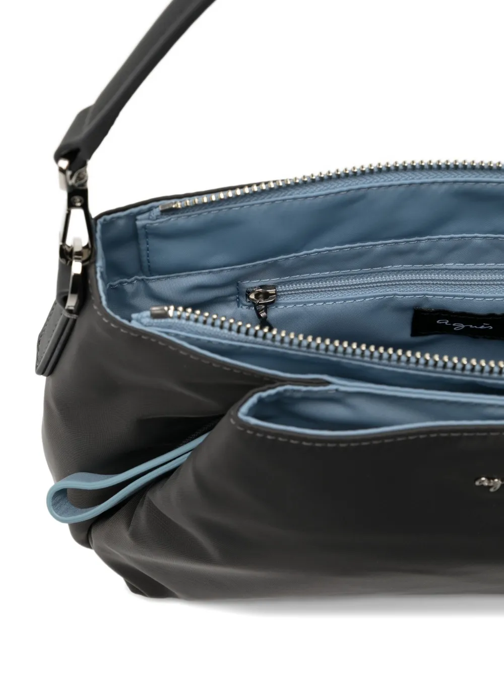Agnès B. 2-way Shoulder Bag In Gray