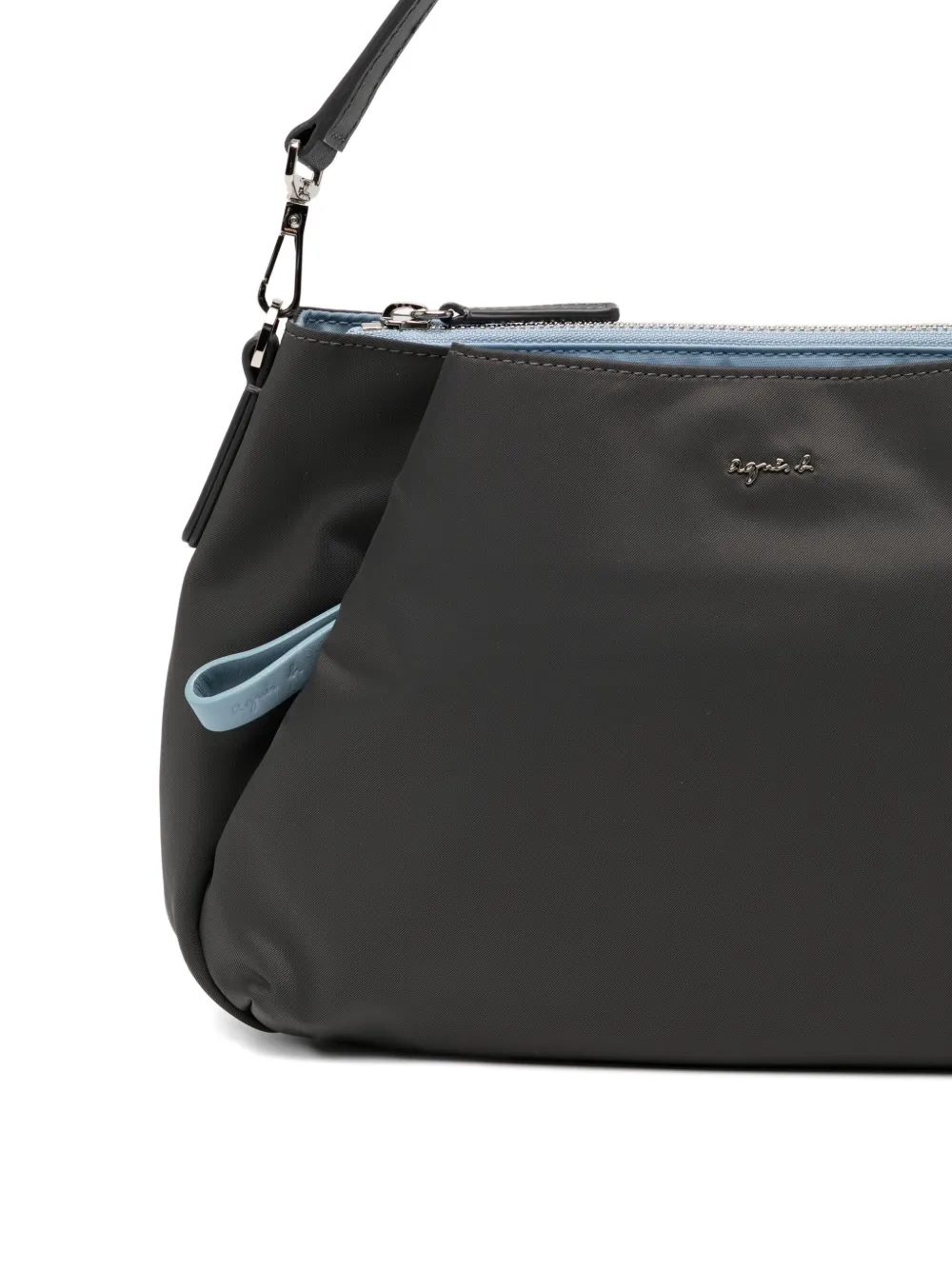 Agnès B. 2-way Shoulder Bag In Gray