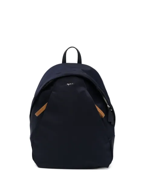 agnès b.  mochila con asa en el tope