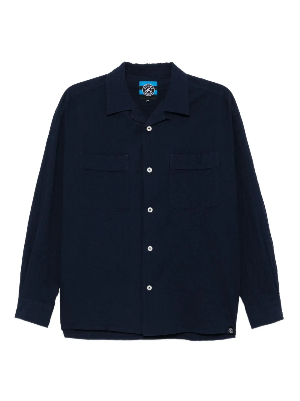SPORT b. by agnès b.  seersucker shirt | Blue | Image 1
