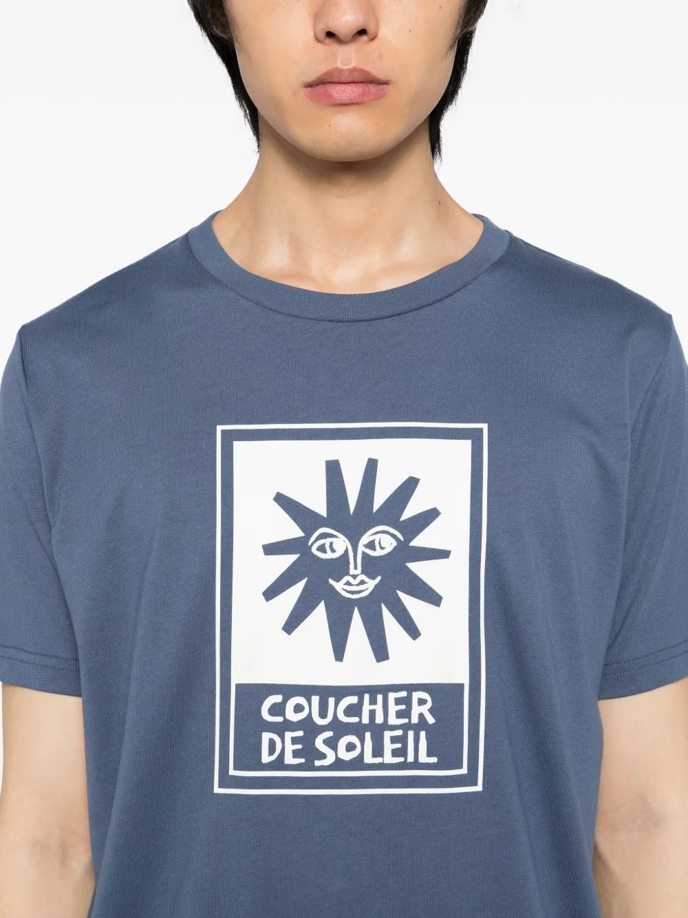 Sport B. By Agnès B. Sunset-print T-shirt In Blue