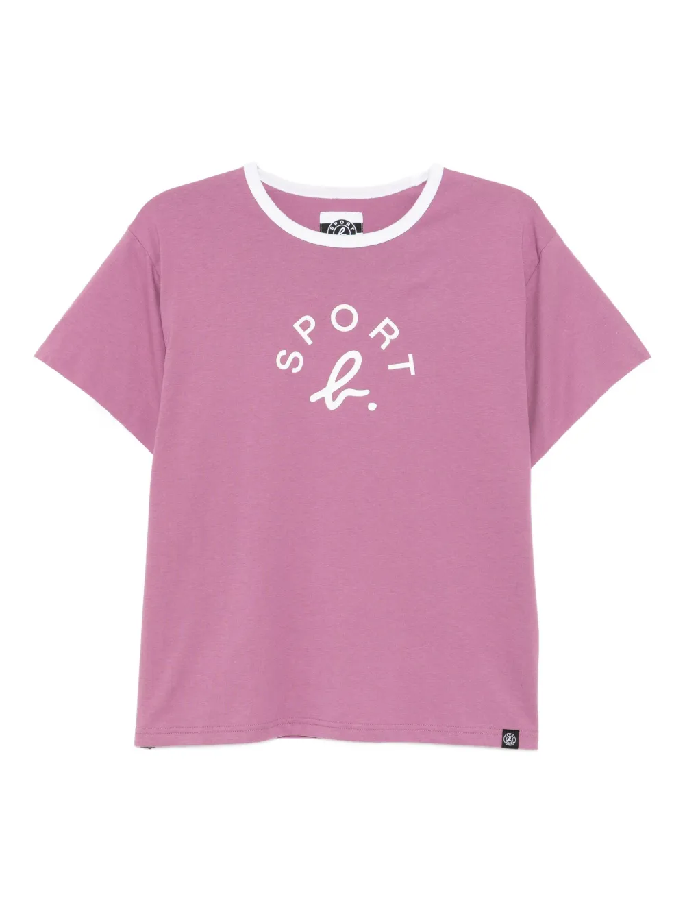 SPORT b. by agnès b.  logo-print T-shirt | Purple | Image 1