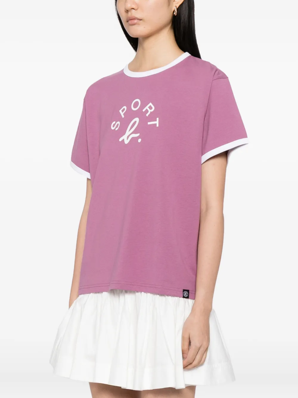 Sport B. By Agnès B. Logo-print T-shirt In Purple