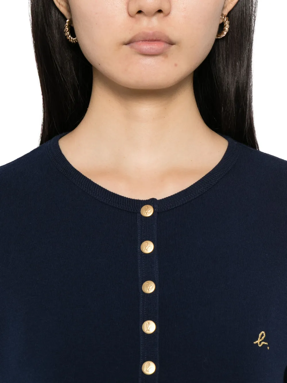 Logo Snap Cardigan