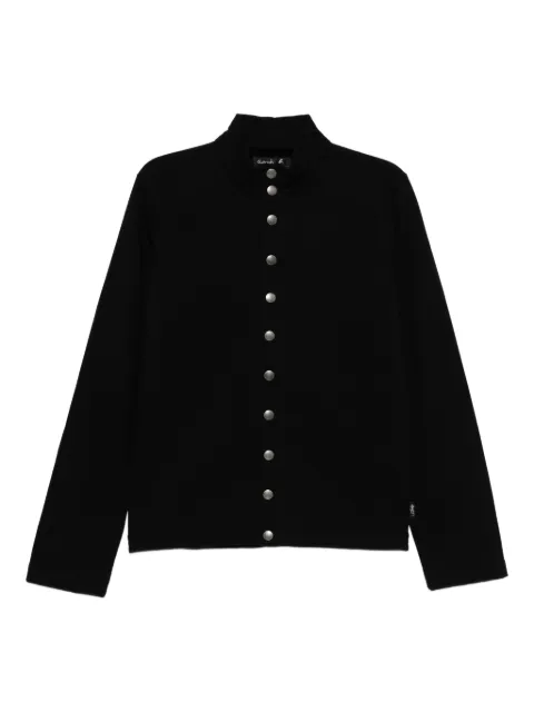 agnès b.  cotton high-collar sweatshirt