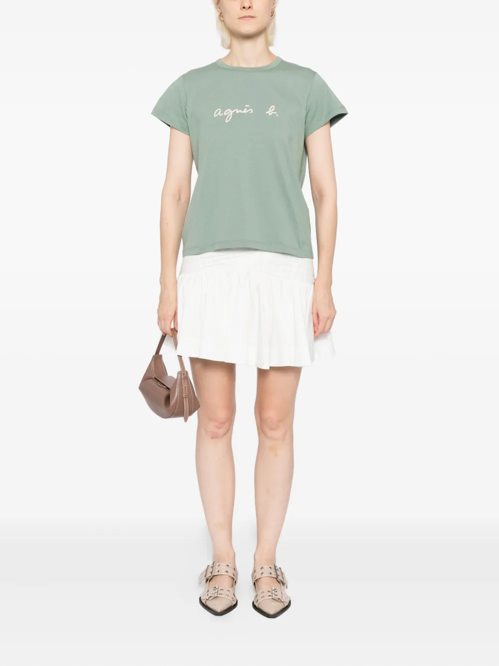 agnès b.  logo-print cotton T-shirt | T-Shirts & Jersey Shirts | Image 2
