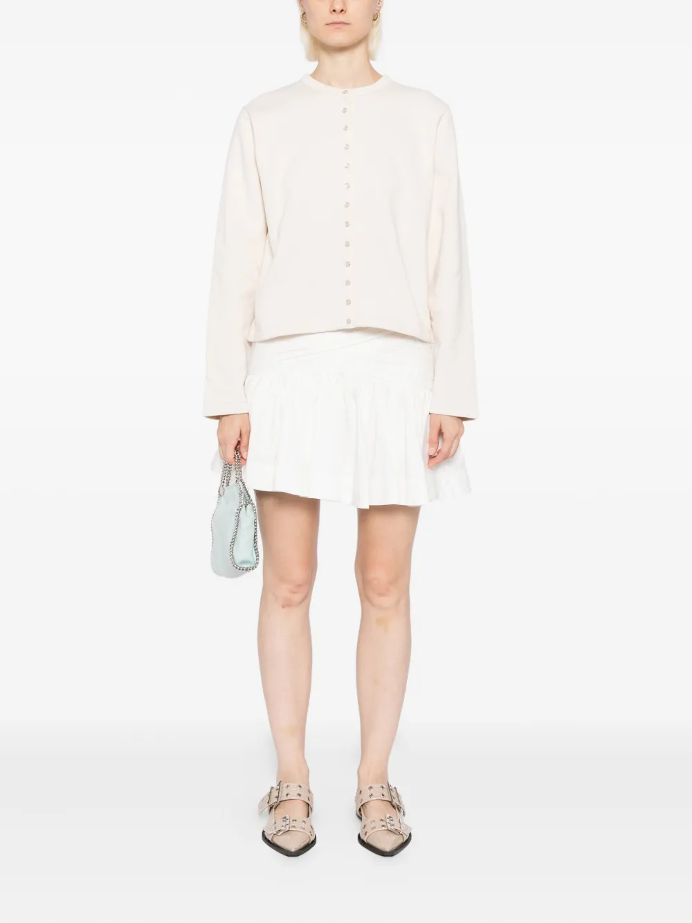 agnès b.  snap cotton cardigan | Cardigans | Image 2