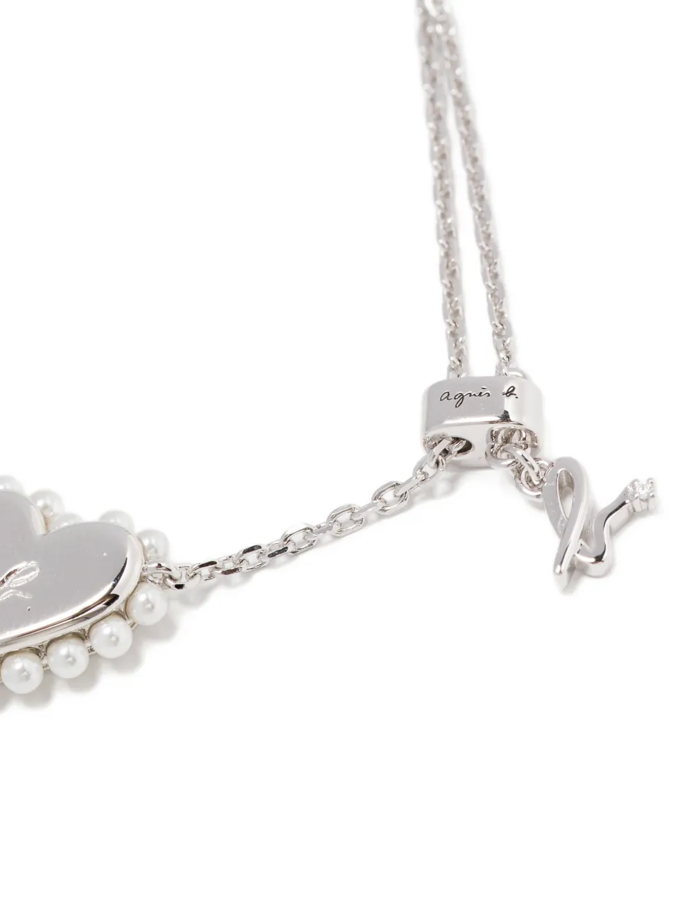Agnès B. Timeless Love Bracelet In Metallic