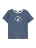 SPORT b. by agnès b. Ringer logo T-shirt - Blue