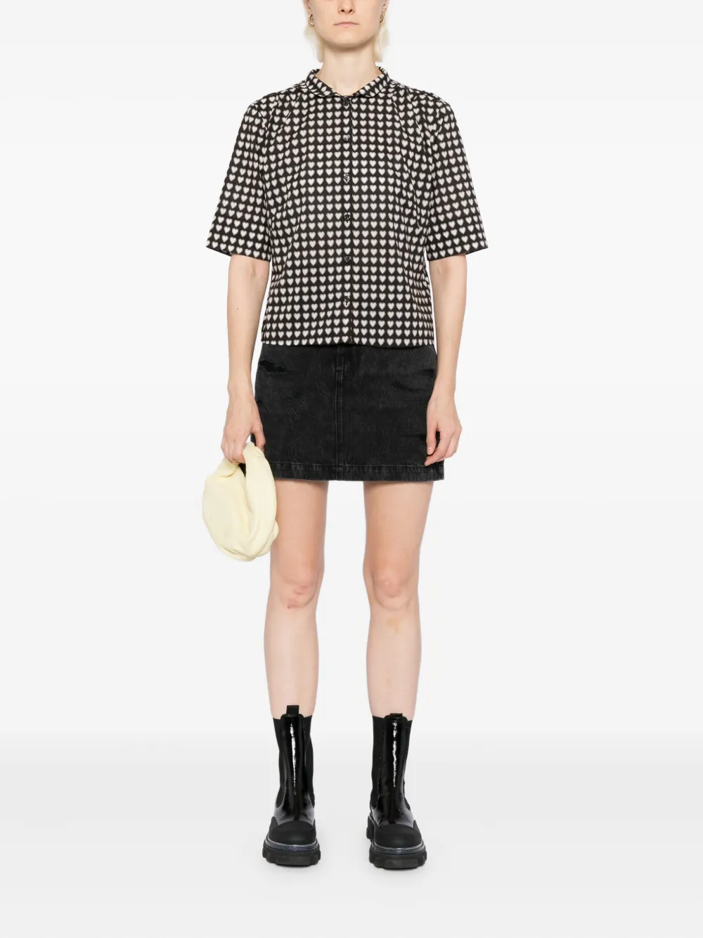 agnès b.  Ginette heart-print shirt | Shirts | Image 2
