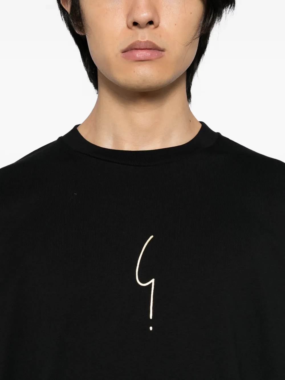 Agnès B. Christof Irony-mark T-shirt In Black