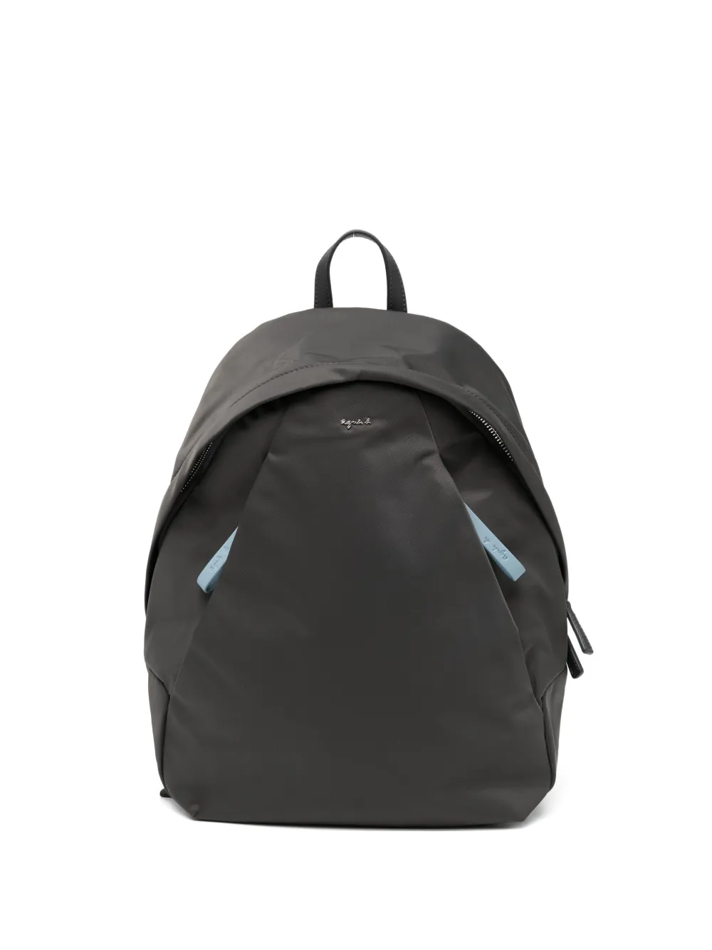 agnès b.  logo-plaque backpack | Grey | Image 1